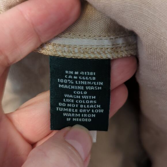 EUC Lauren Ralph Lauren Linen Joggers, 8 - Picture 6 of 6